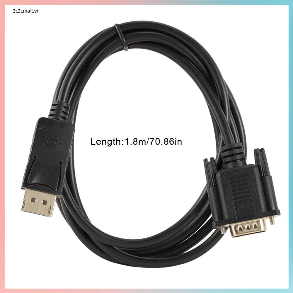✨chất lượng cao✨Displayport To Vga Converter Dp Male To Vga Cable Adapter 1080P Display Port