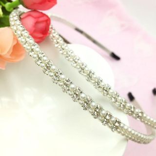 Siêu phẩm Bờm tóc Tiểu thư siêu xinh đính đá pha lê 2 hàng M189