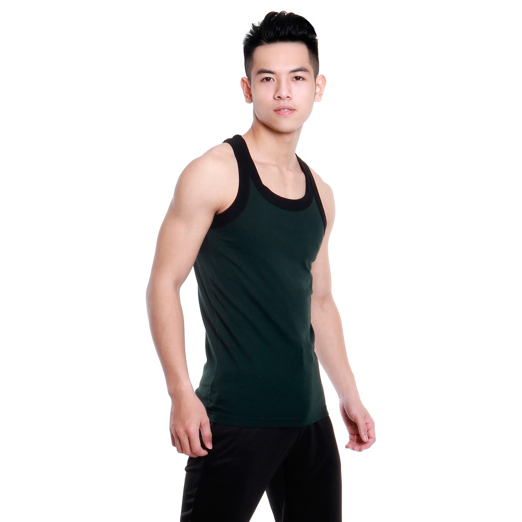 Áo thun nam cao cấp NarsisD4057 màu xanh viền đen trẻ trung năng động, chất liệu cao cấp cực mềm mại thông thoáng