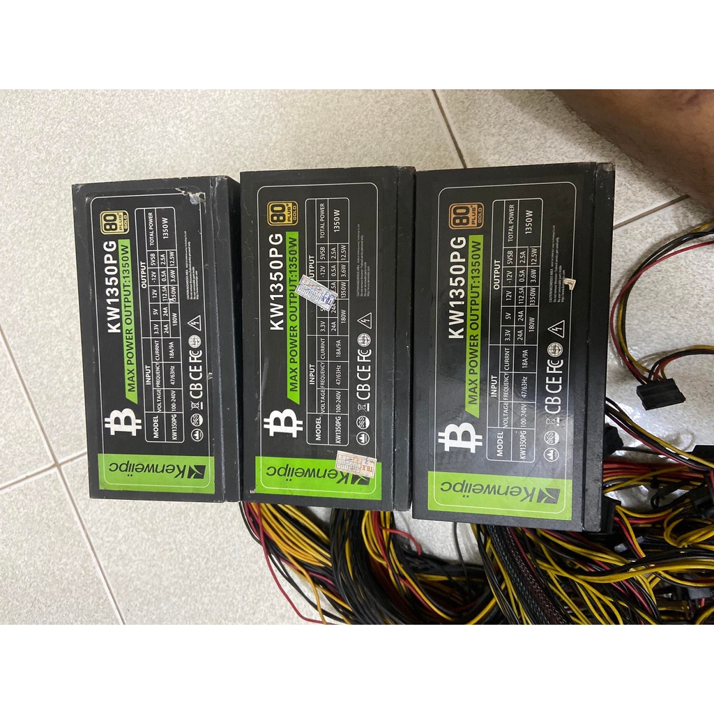 Nguồn Kenwiipc 1350w 2nd chuẩn 80 plus