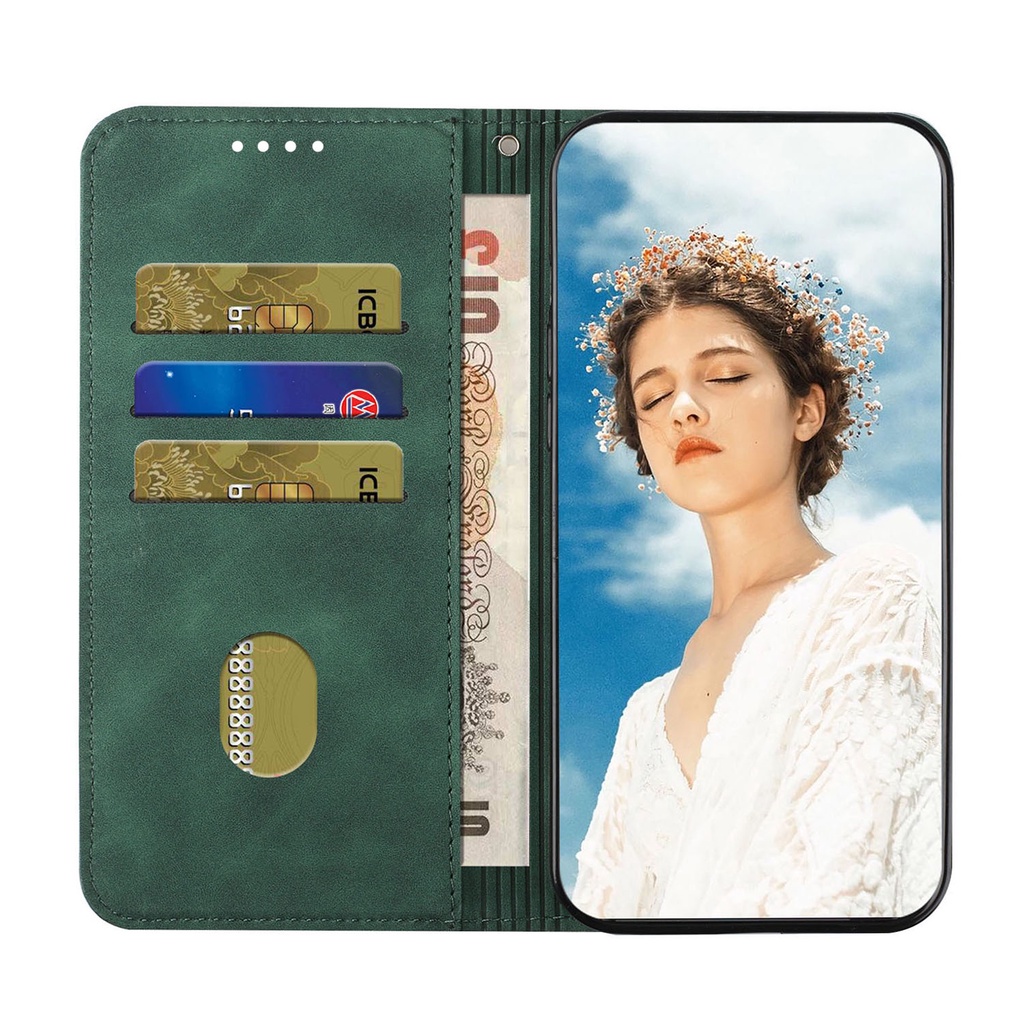 Ốp Điện Thoại Da Nắp Gập Có Ngăn Đựng Thẻ Dành Cho Samsung Galaxy S9 Plus S10 S20 FE Ultra