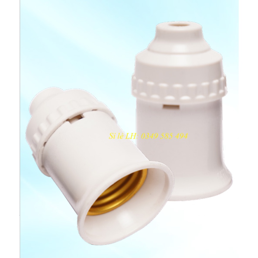 Đui đèn Hinoki E27, đui treo loại tốt dạng xoáy -