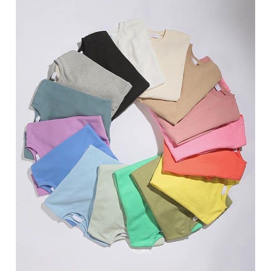 Áo thun trơn unisex nam nữ - Áo thun bigsize 38-105kg nam nữ