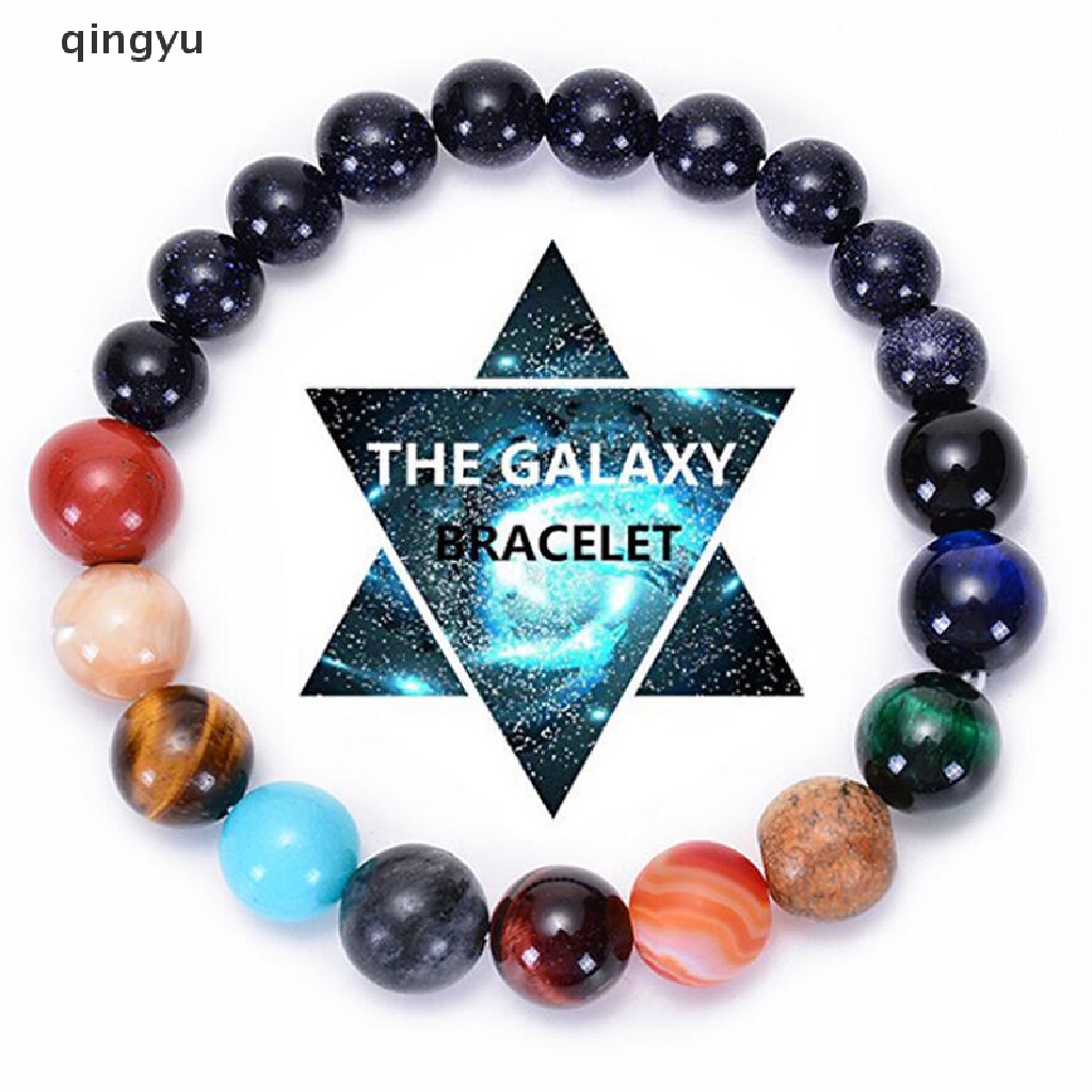 Vòng Tay Chuỗi Hạt Đá Tự Nhiên Hình Hệ Mặt Trời Độc Đáo