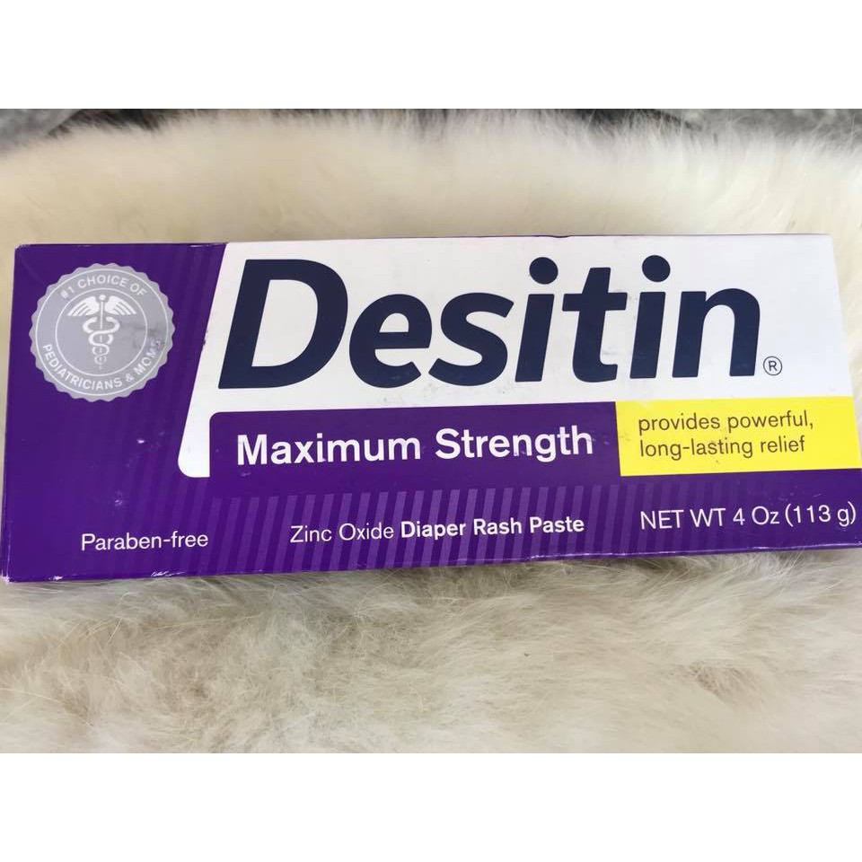 Kem chống hăm Desitin Daily Maximum Strength 113 gram (Màu tím)