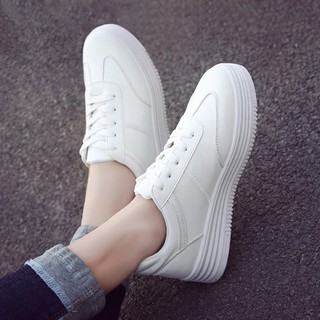 ( Có clip ) Giày Sneaker nữ trắng