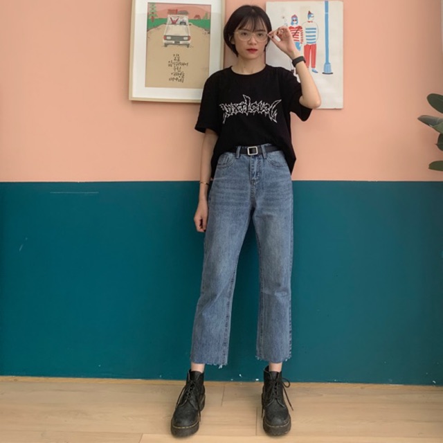 #Q447CS Quần jeans ống rộng | BigBuy360 - bigbuy360.vn