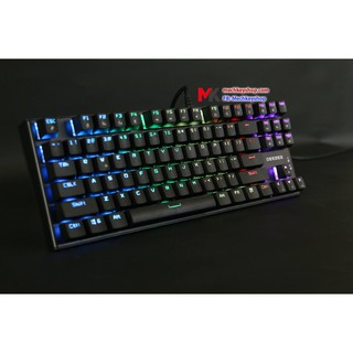 Bàn phím cơ Geezer GS4 led RGB, blue switch - Bảo hành 2 năm