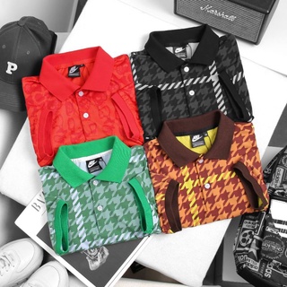 Video Áo thun nam polo big size 4XL cổ bẻ vải thun poly 2 da nhập dày mịn mát 4 chiều sọc carô đỏ cam xanh lá