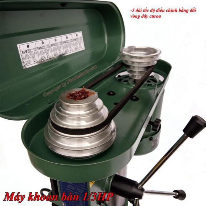 Máy khoan bàn MINI XQ-13 1/3 HP Chính Hàng BH 12 Tháng