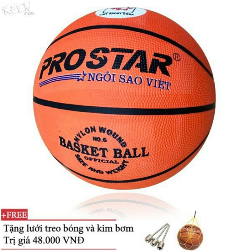 combo quả bóng rổ Prostar đủ size 5 - 6 - 7  kèm túi rút đựng bóng