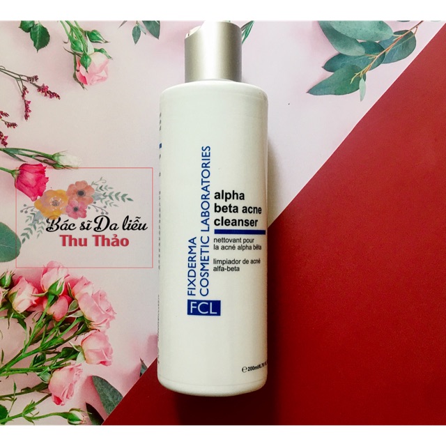 SỮA RỬA MẶT FIXDERMA FCL ALPHA BETA ACNE CLEANSER 200ml | BigBuy360 - bigbuy360.vn