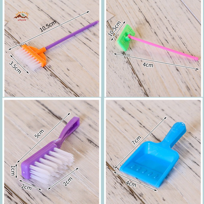VN Set 9 Đồ Chơi Chổi Quét Nhà Mini Cho Bé
