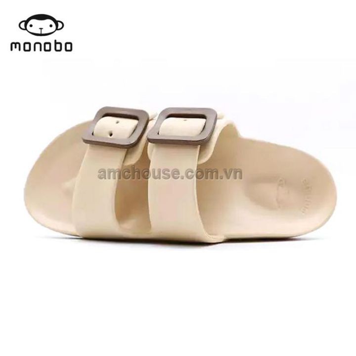 Dép Thái Lan unisex MONOBO nhựa đúc hai quai khóa siêu nhẹ, êm - MONIGA 9LS