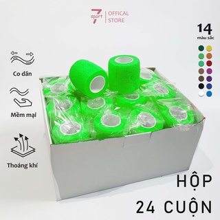 24 cuộn băng cuốn cao su non, băng keo thể thao chống chấn thương