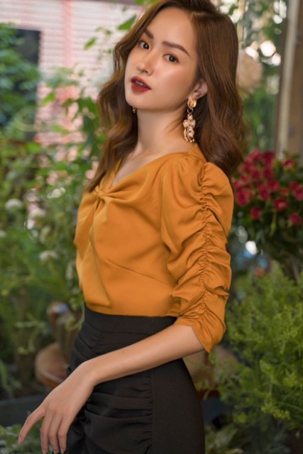 CHÂN VÁY DÁNG A CHẤT CO GIÃN 4 CHIỀU NHÚN TRƯỚC CHE BỤNG TO