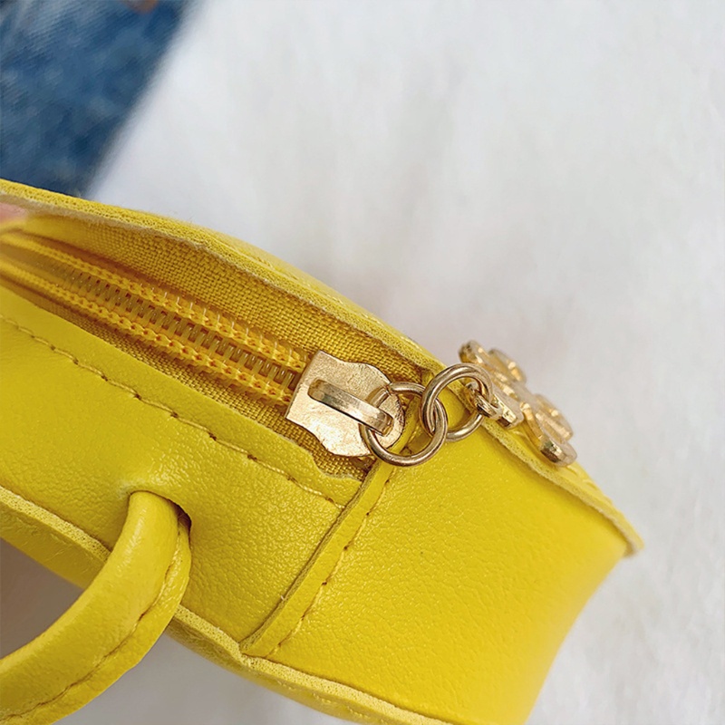 Túi Đeo Chéo Vai Bằng Da Pu Họa Tiết Hoạt Hình Dành Cho Trẻ Em