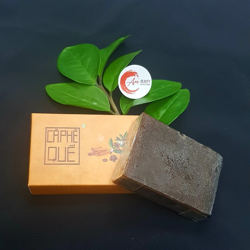 [TẶNG Túi lưới tạo bọt] +Xà phòng Cà phê - Quế Sinh Dược 100g