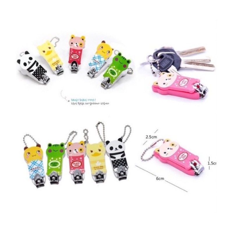 Bấm móng tay móc khoá hình cute