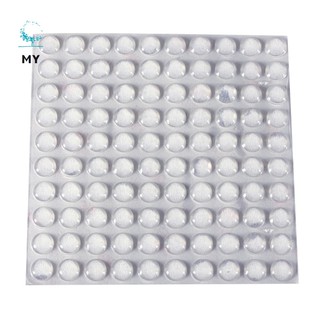 100 miếng đệm cao su trong suốt tự dính dùng cho cửa