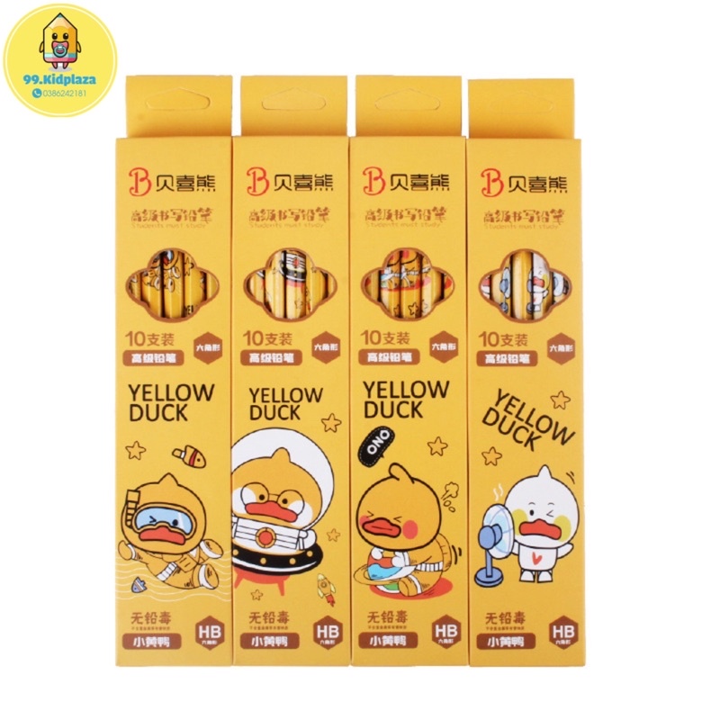 (Vỉ 10 Chiếc)Bút chì cao cấp KidPlaza- Bút chì hình ngộ nghĩnh cho học sinh sinh viên