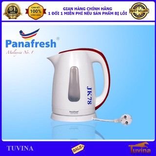  Ấm Siêu Tốc Panafresh JK-78 1.8 Lít - Hàng Nhập Khẩu Malaysia (Bảo Hành 12 Tháng)