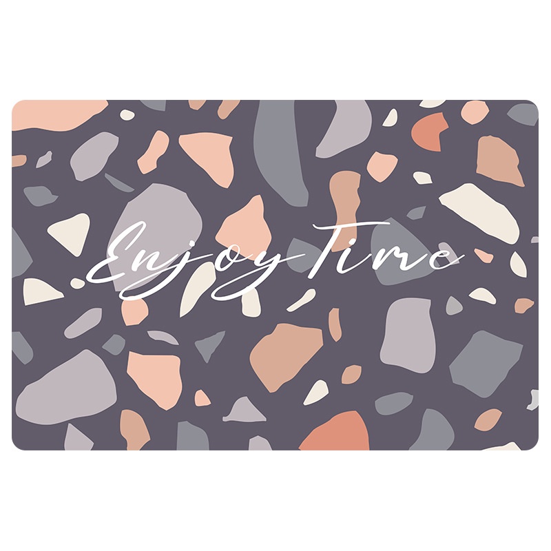 Thảm chùi chân thấm nước,Thảm lau chân nhà tắm chống trượt Gu Decor Wooden