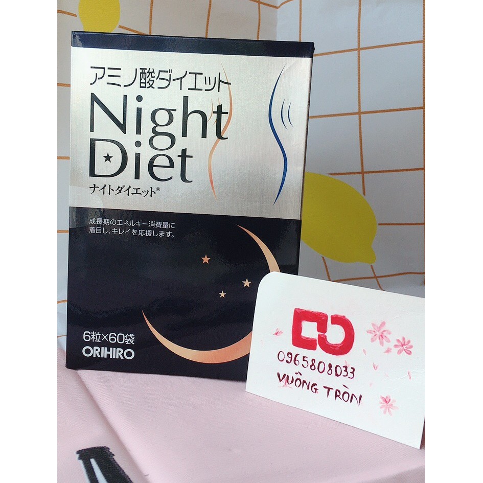 Viên uống giảm cân đêm Orihiro Night Diet 60 gói(7/22)