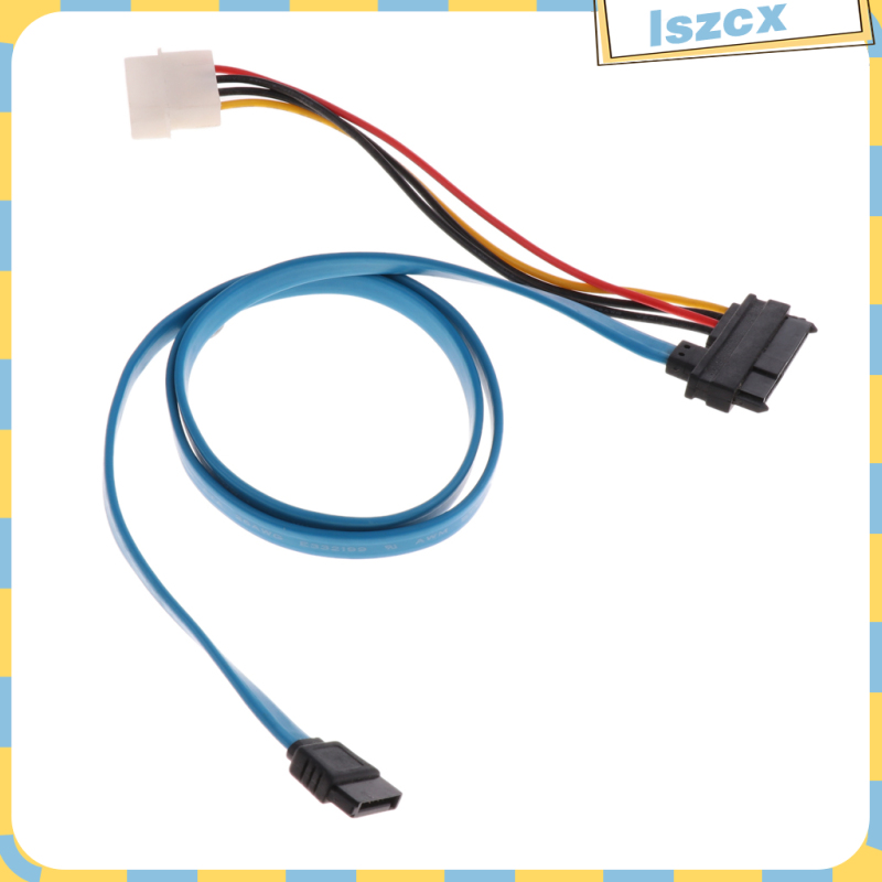 7 Pin SATA Serial ATA to SAS 29 Pin & 4 Pin Cable Male Connector Adapter