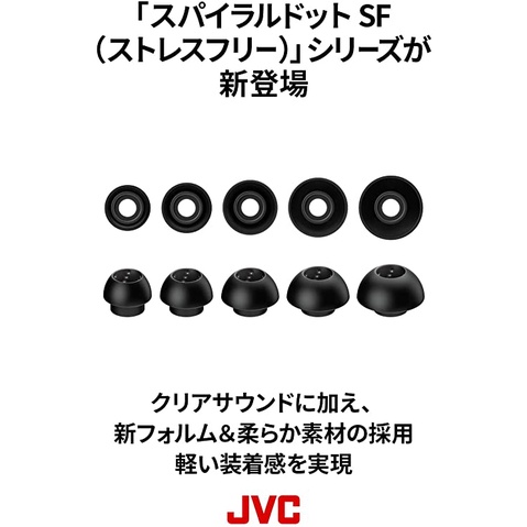 Tips tai nghe cao cấp JVC Spiral Dot SF FX-EP 11