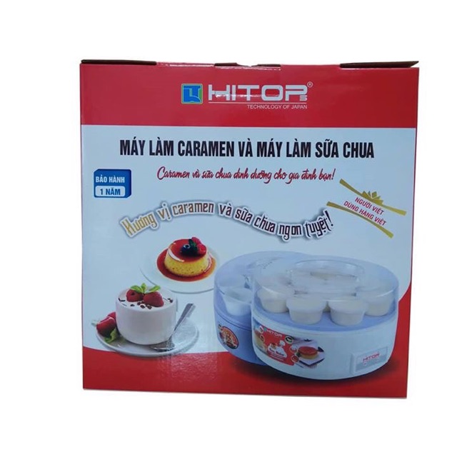 Máy làm sữa chua và caramen