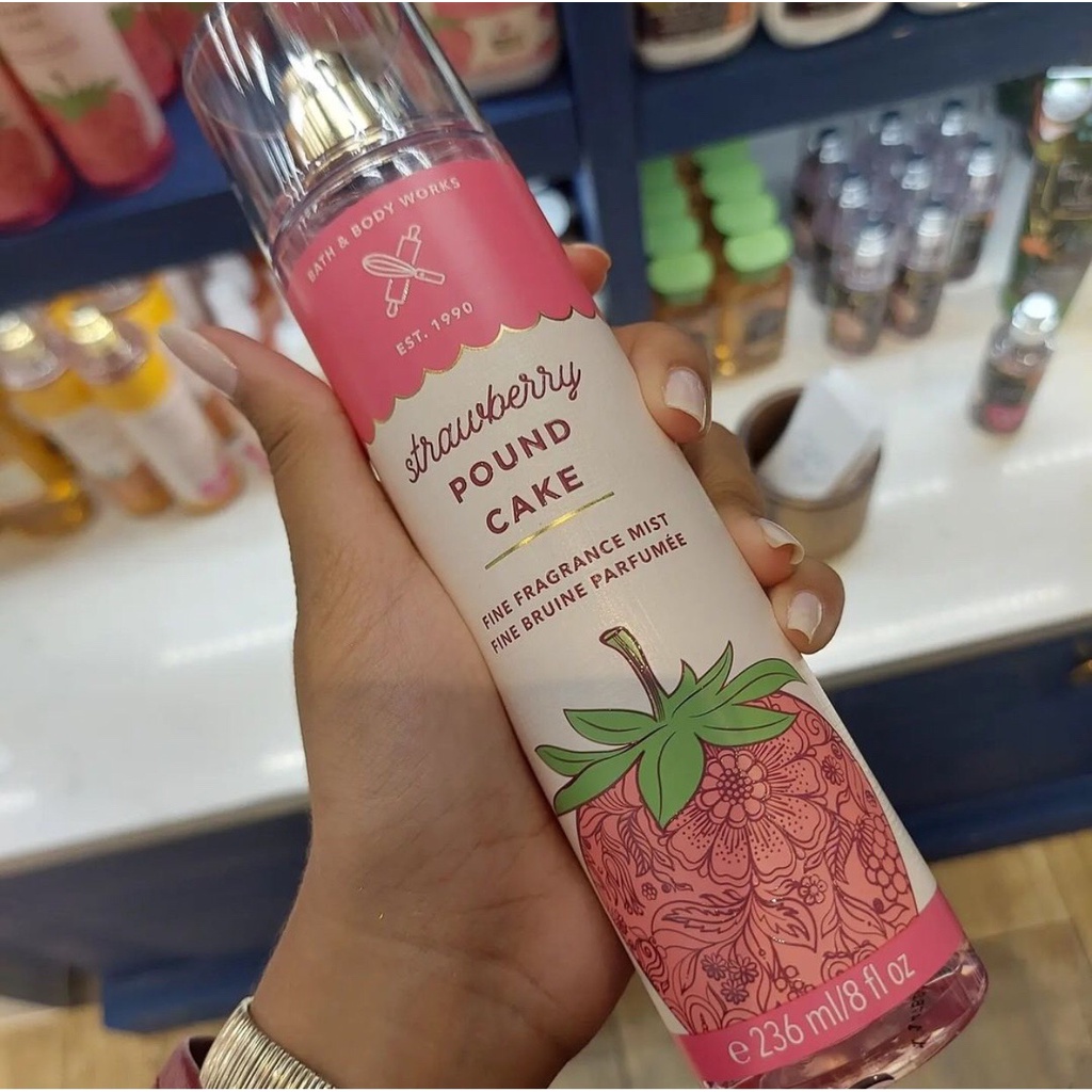 : Xịt thơm toàn thân bodymist Strawberry Pound Cake
