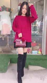 Áo len vặn thừng