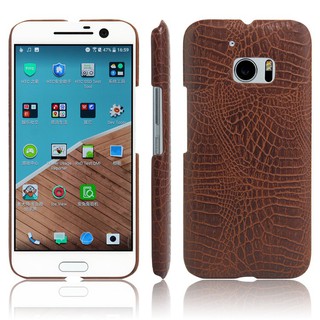 For HTC 10 M10 Case Crocodile Pattern Skin Hard Cover