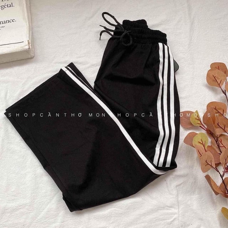 Quần Ống Rộng Sọc Chất Umi Hàn Phong Cách Hàn Quốc- Quần Culottes Cạp Cao Dễ Mặc Có Đủ Size