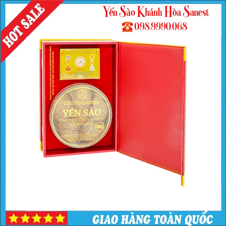 [CAO CẤP] Yến Huyết Đảo Yến Thiên Nhiên Khánh Hòa Hộp 100G - 024