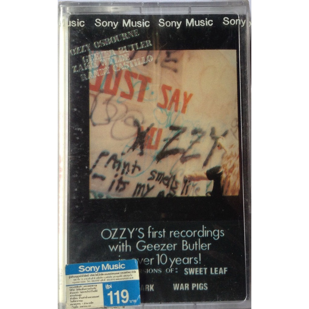 Album Cassette mới Ozzy Osbourne Just Say Licensed Sealed