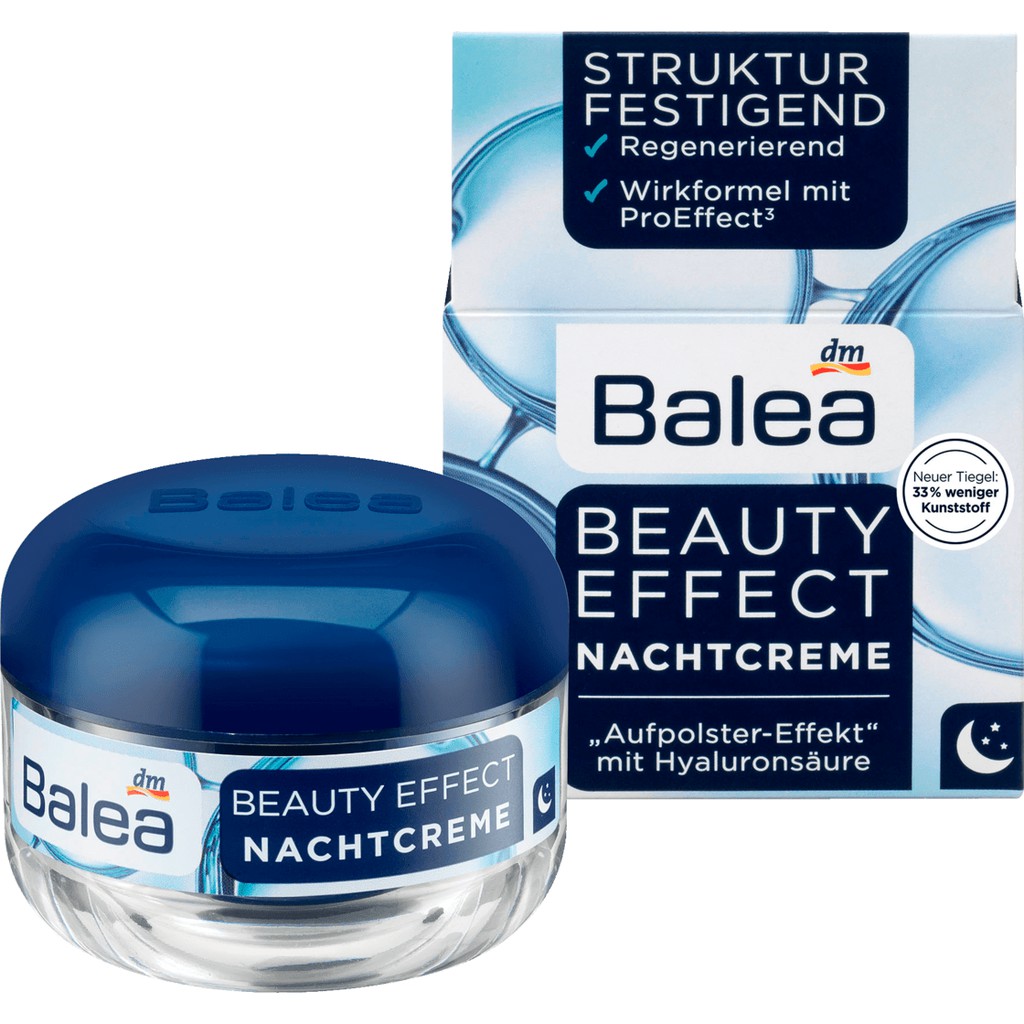Kem dưỡng da chống lão hóa ban đêm BALEA Beauty Effect Nachtcreme 50ml