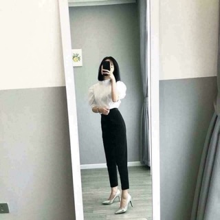 Quần baggy cạp chun sau ( có video cận chất )