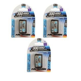 Pin sạc 9V Ansmann 300mAh