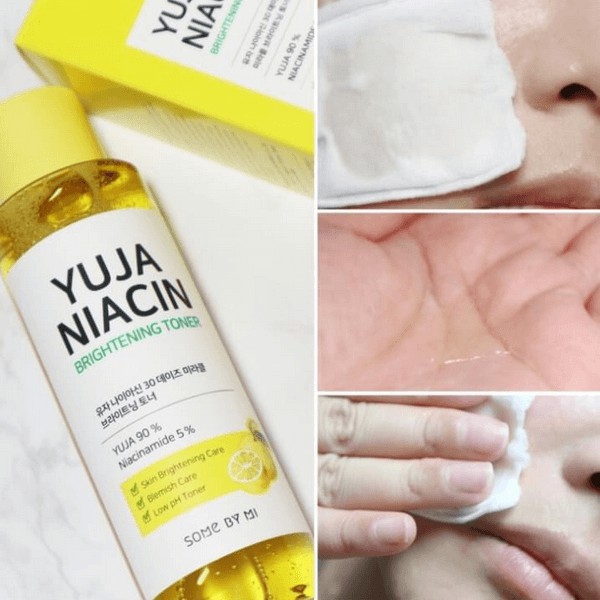 Nước Hoa Hồng Dưỡng Sáng Và Mờ Thâm Mụn Some By Mi Yuja Niacin Brightening Toner