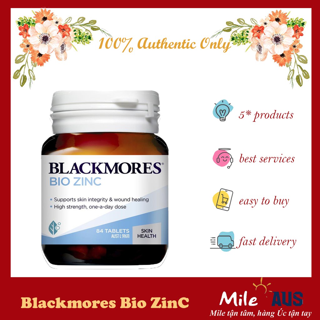 Viên uống bổ sung kẽm Bio ZinC Blackmores