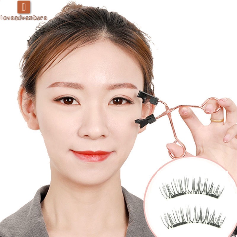 (Hàng Mới Về) Bộ Dụng Cụ Gắn Mi Giả Từ Tính Tự Nhiên Và Keo Dán Tiện Dụng Cho Nữ | BigBuy360 - bigbuy360.vn