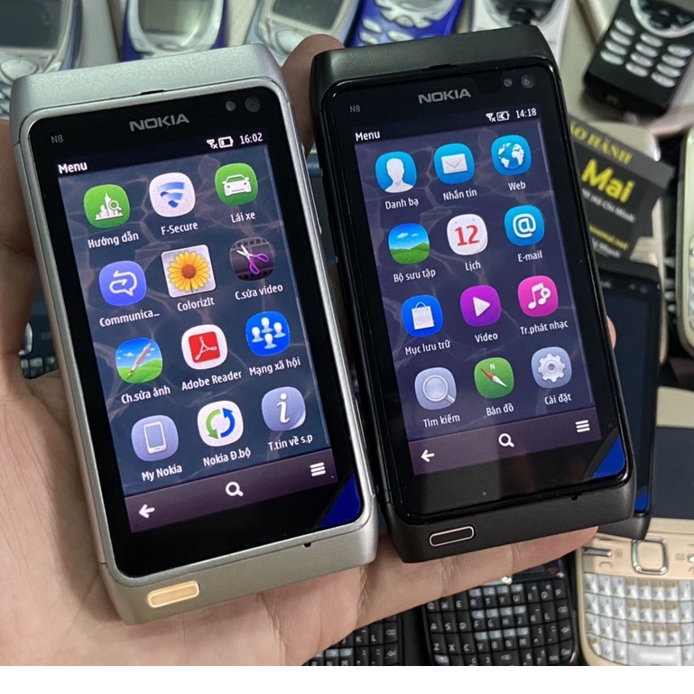 Điện Thoại Nokia N8 Cảm Ứng Bộ Nhớ 16G WiFi 3G Chính Hãng Loa To, Sóng Khẻo - Bảo Hành 6 Tháng