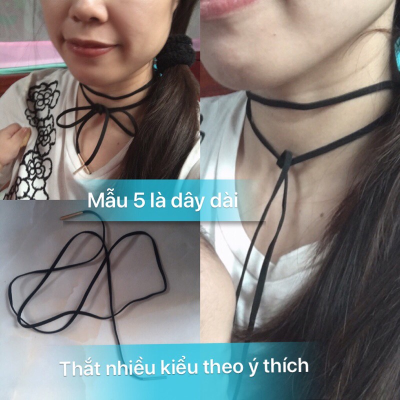 Vòng choker cổ phong cách 12 mẫu