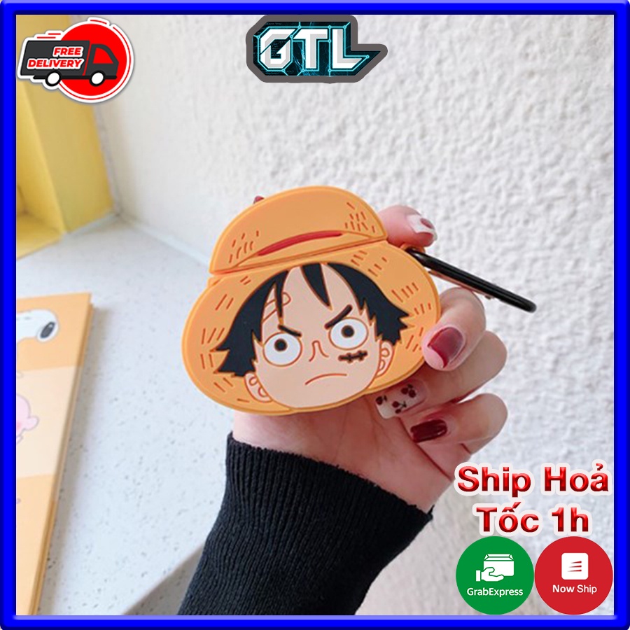Case airpods 1 - 2 kiểu dáng vua hải tặc luffy