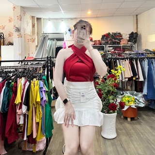 HÌNH THẬT 100% ÁO LỤA YẾM CÚP NGỰC NHIỀU SIZE