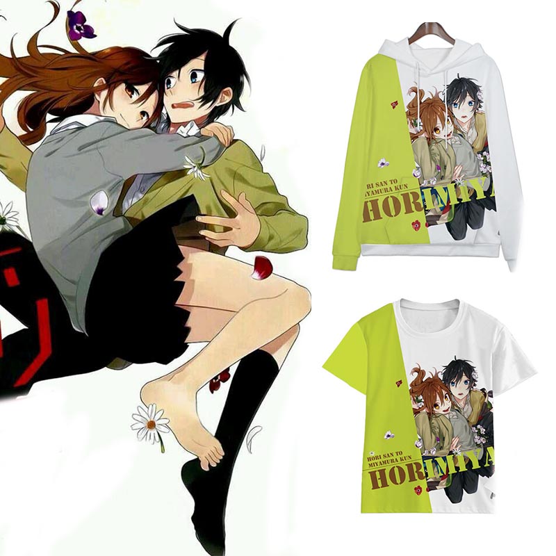Áo Hoodie Tay Dài Dáng Rộng In Hình Horimiya Thời Trang | BigBuy360 - bigbuy360.vn