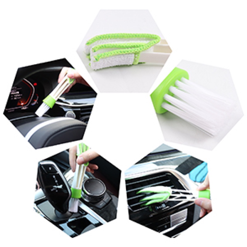 Set 12 chổi vệ sinh xe hơi tay cầm dài tiện dụng