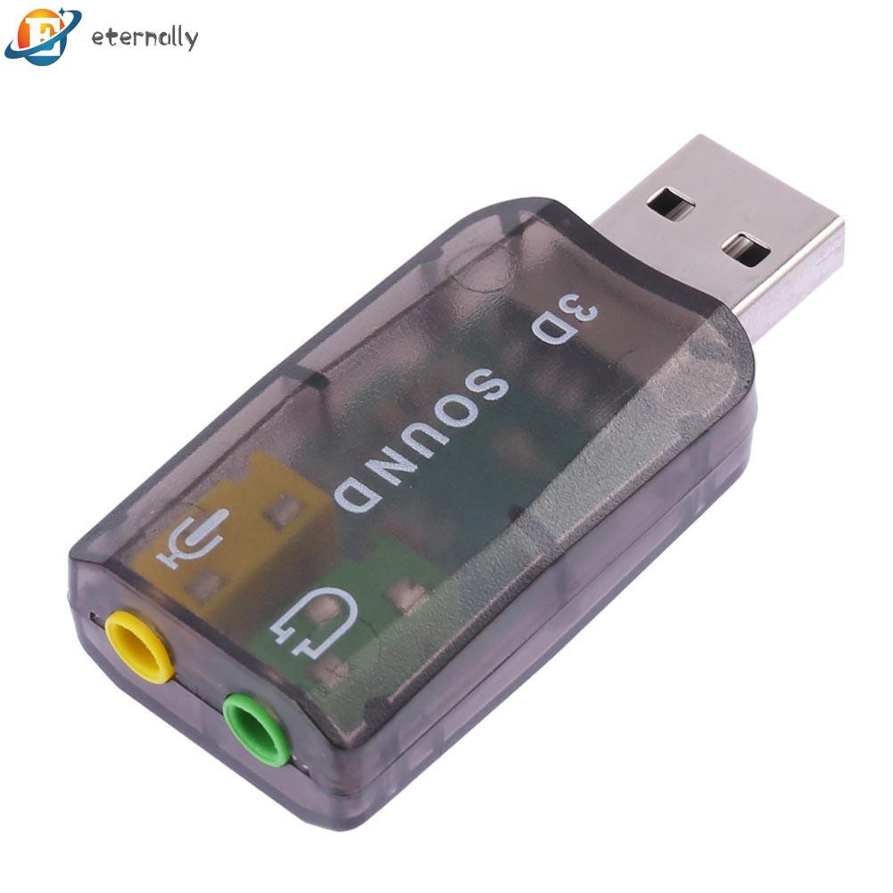 Card Âm Thanh 11.25 Usb 5.1 Ch 3d Cho Máy Tính